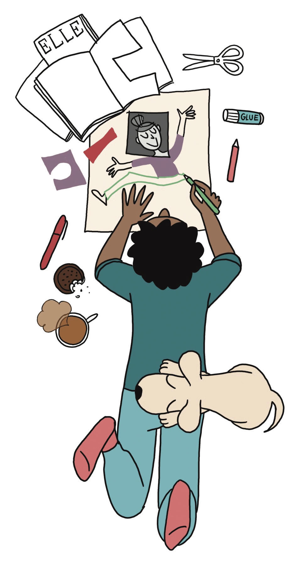 Continuing an image