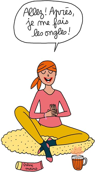 (Auto) massage des mains