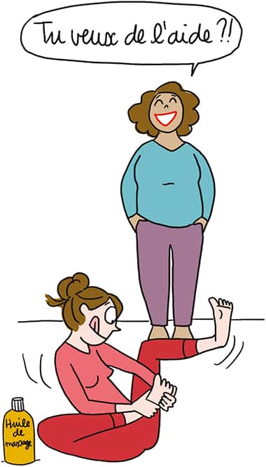 (Auto) massage des pieds