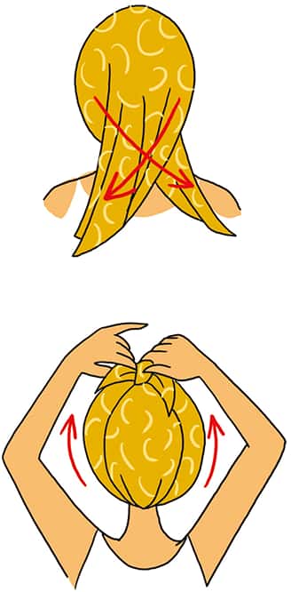 Nouage facile d'un foulard